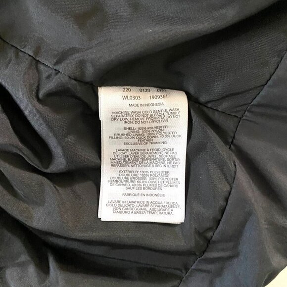 Columbia ICY Heights Belted Down Quilted Puffer Jacket in Black Women's Sz M - Picture 11 of 13